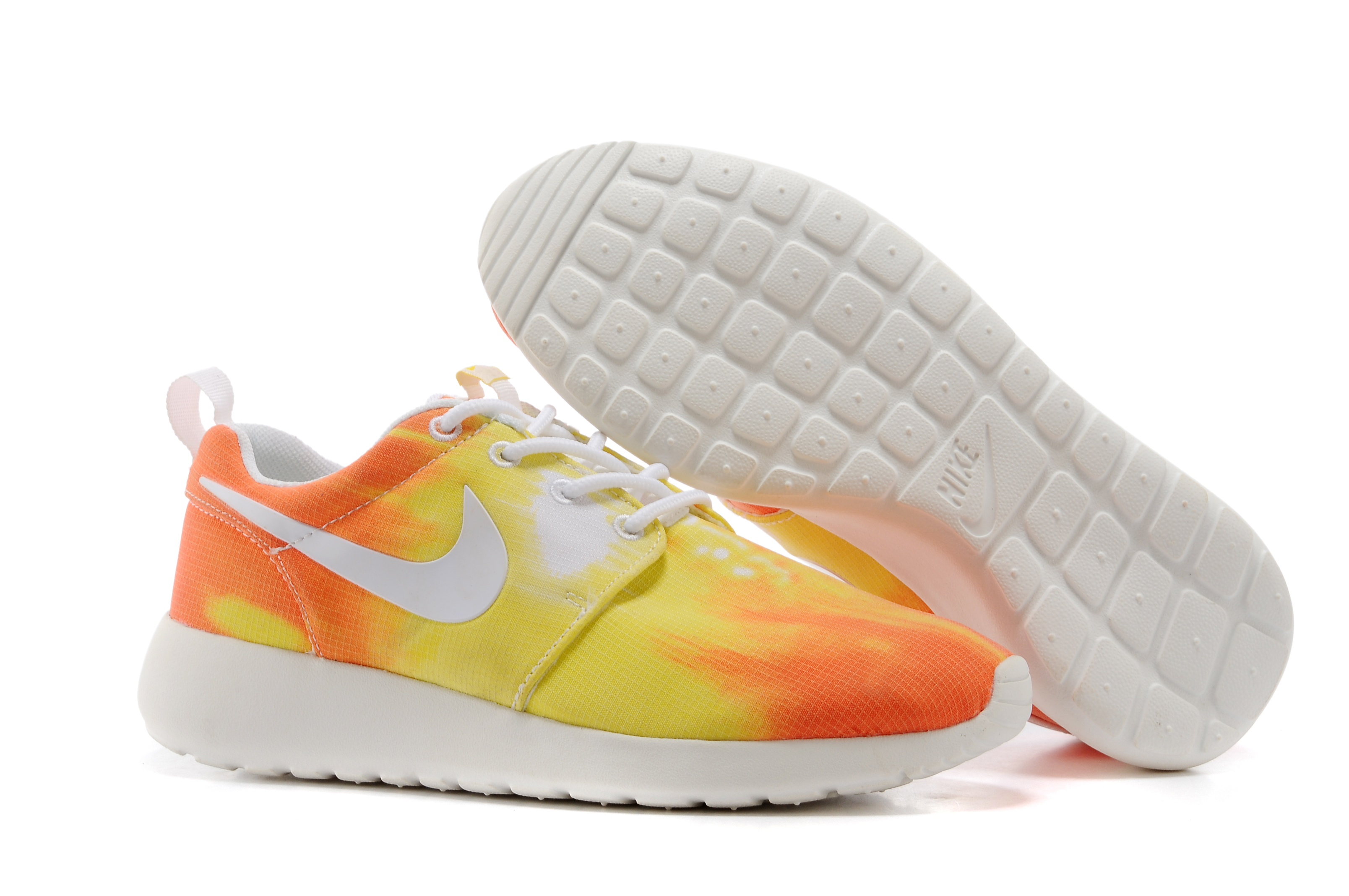 Nike Roshe Run summer print sun set womens mango (1)